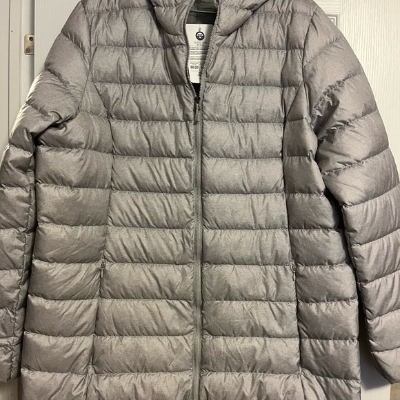Eddie Bauer Silver Puffer Jacket for Women - Picture 1 of 4